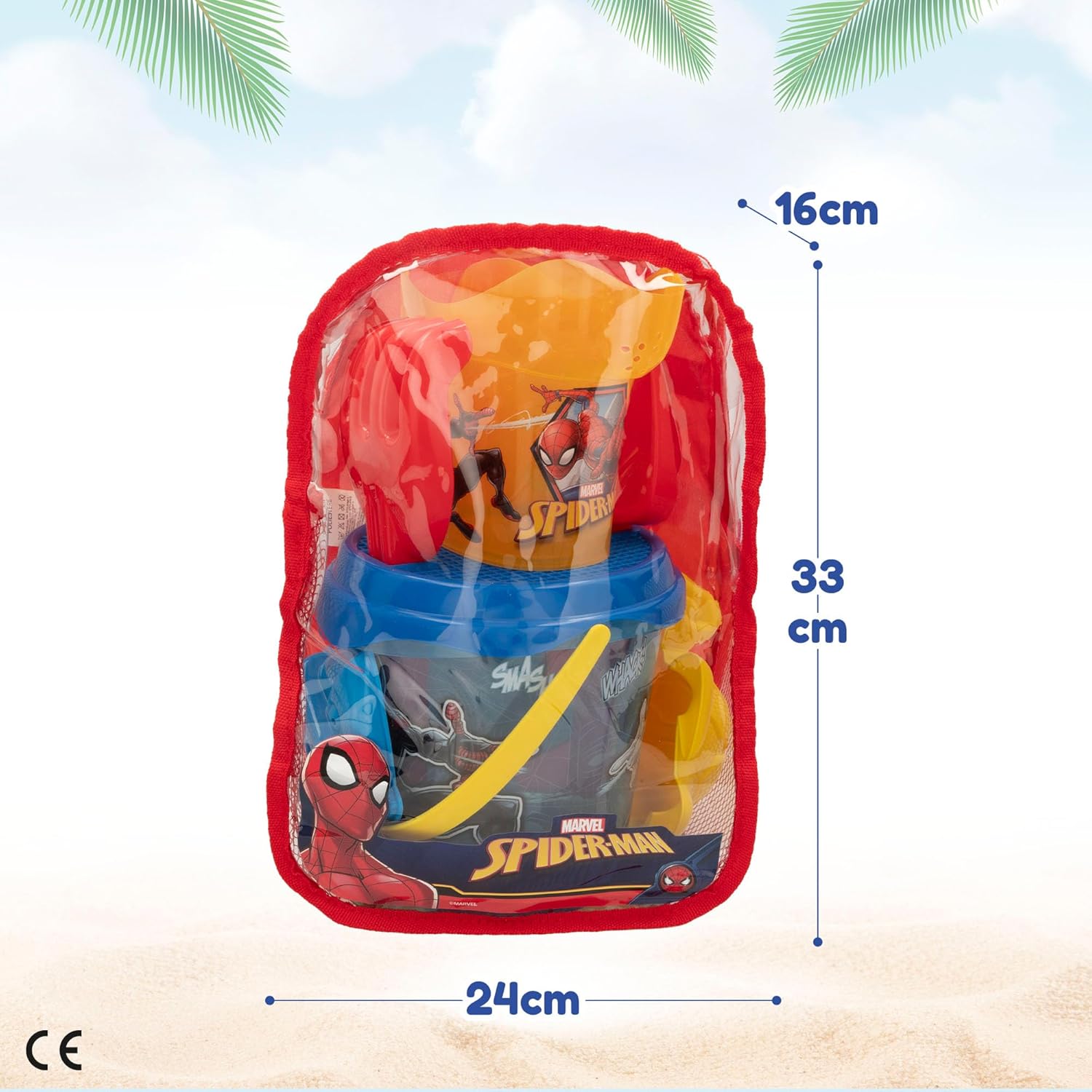 Spiderman Mochila Cubo Playa