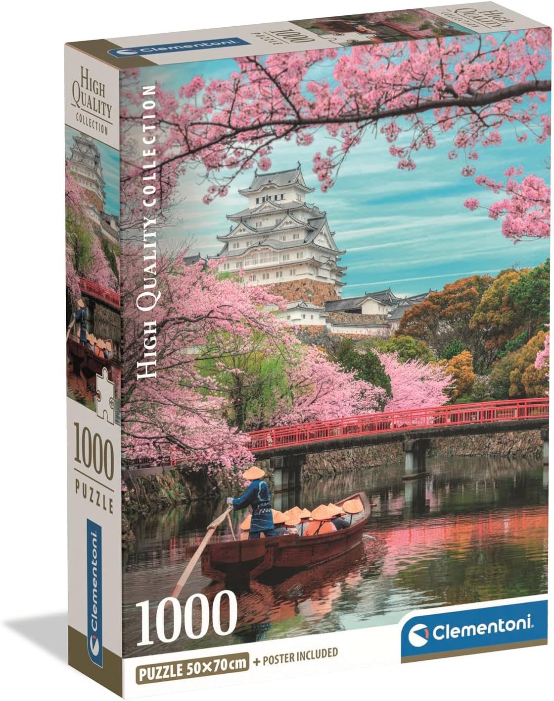 Puzzle 1000 Castillo de Himeji en Primavera