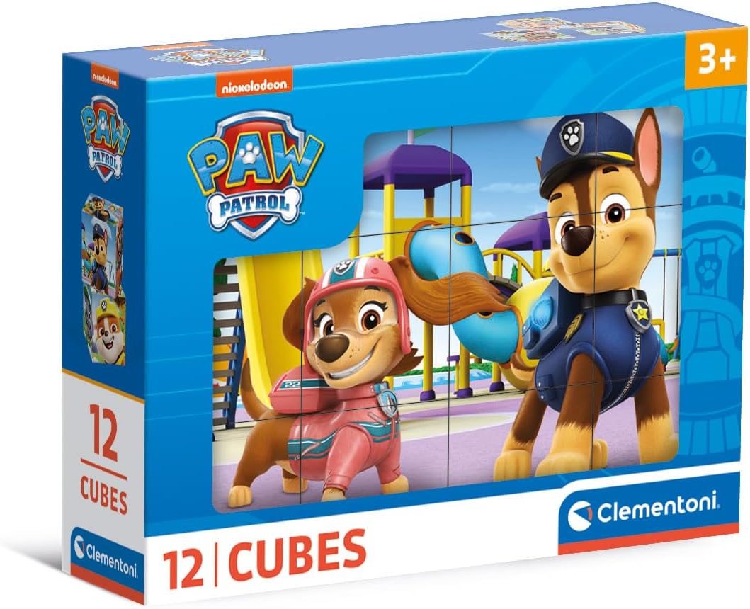 Rompecabezas 12 cubos Paw Patrol