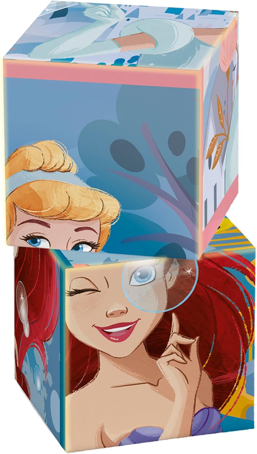Rompecabezas 12 cubos Princesas