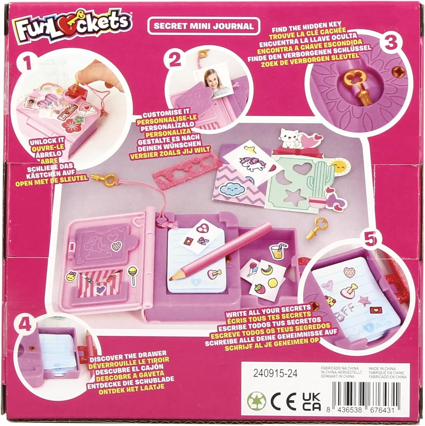 Mini Diario Secreto FunLockers