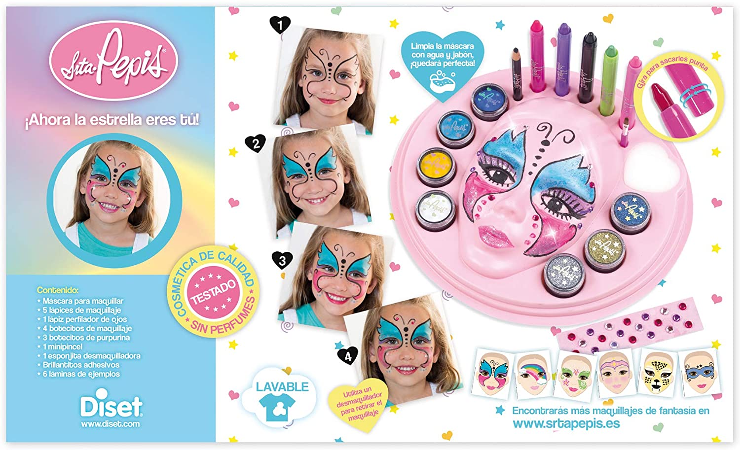 Maquillaje de Fantasía Señorita Pepis