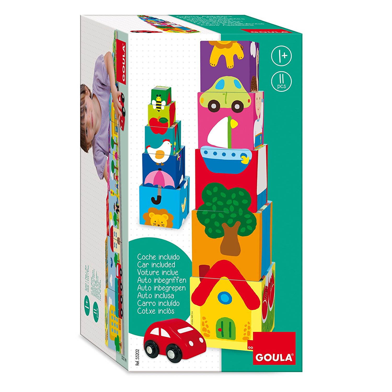 Cubos Apilables con Coche
