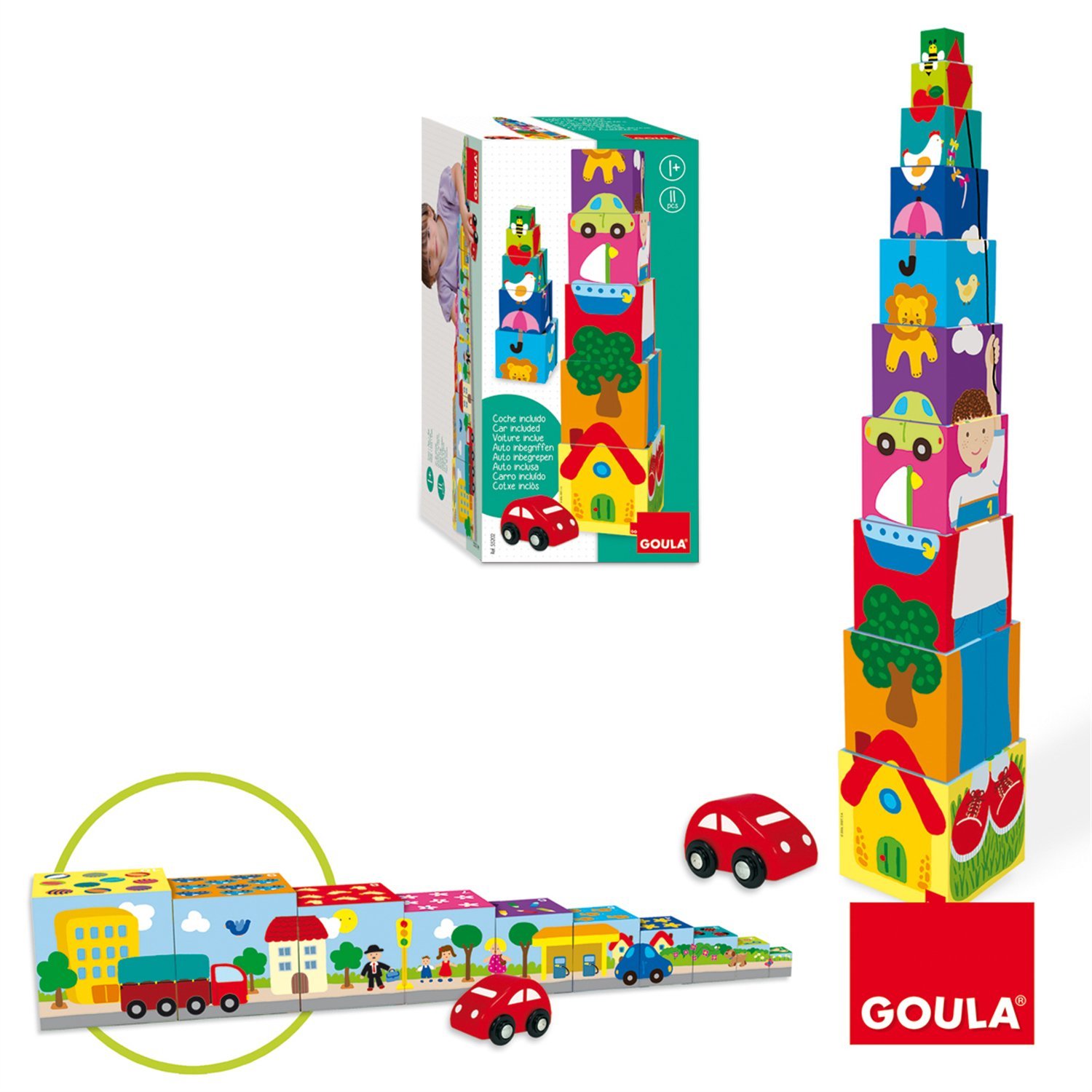 Cubos Apilables con Coche