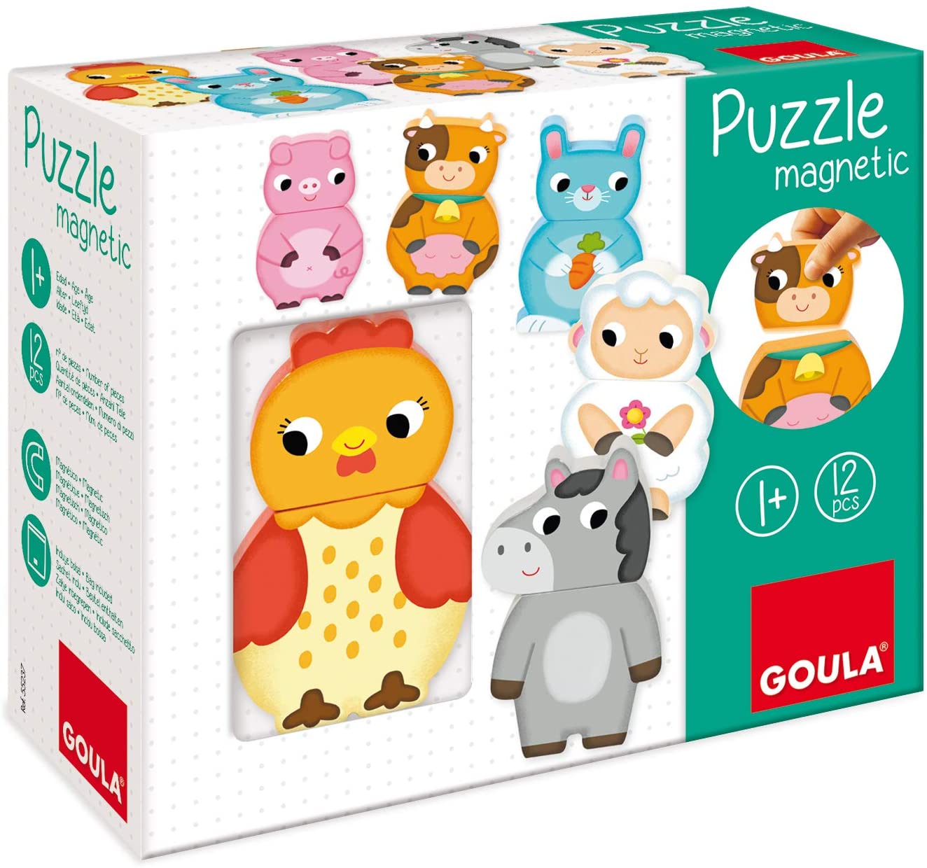 Puzzle Magnético Intercambiable Granja