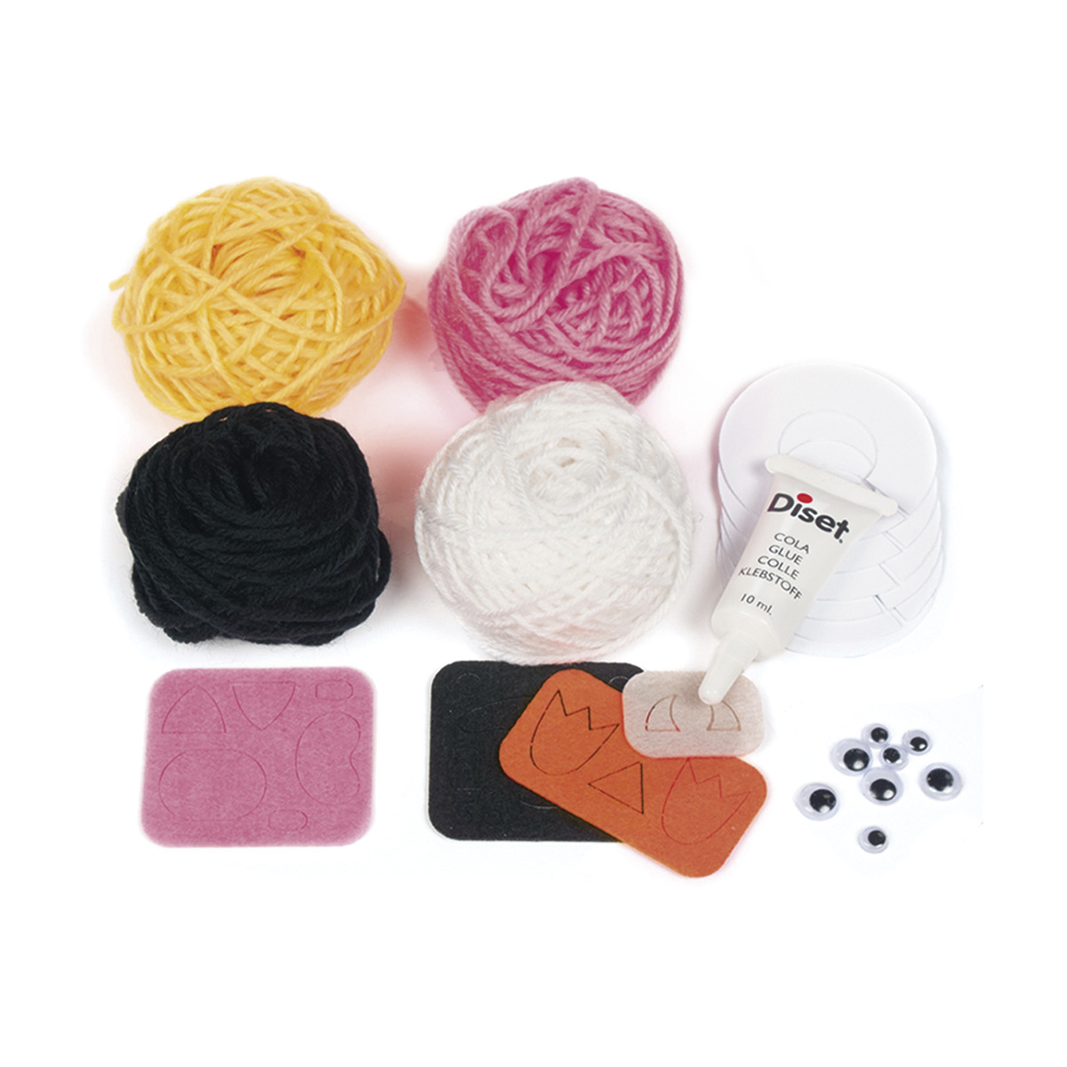 Crea Tus Animales con Pompones