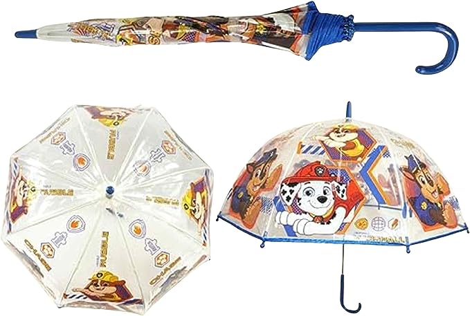 Paw Patrol Paraguas Transparente Campana 46cm