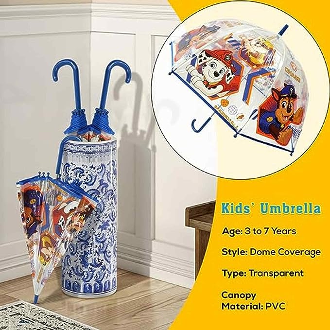Paw Patrol Paraguas Transparente Campana 46cm