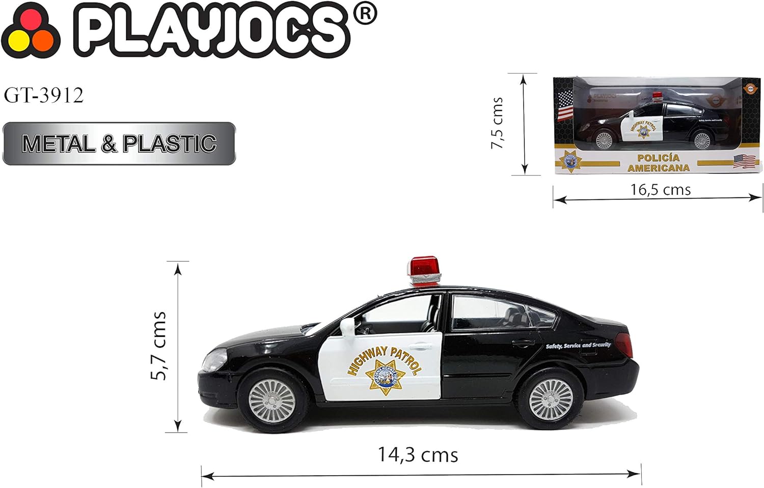 Coche Policía Americana