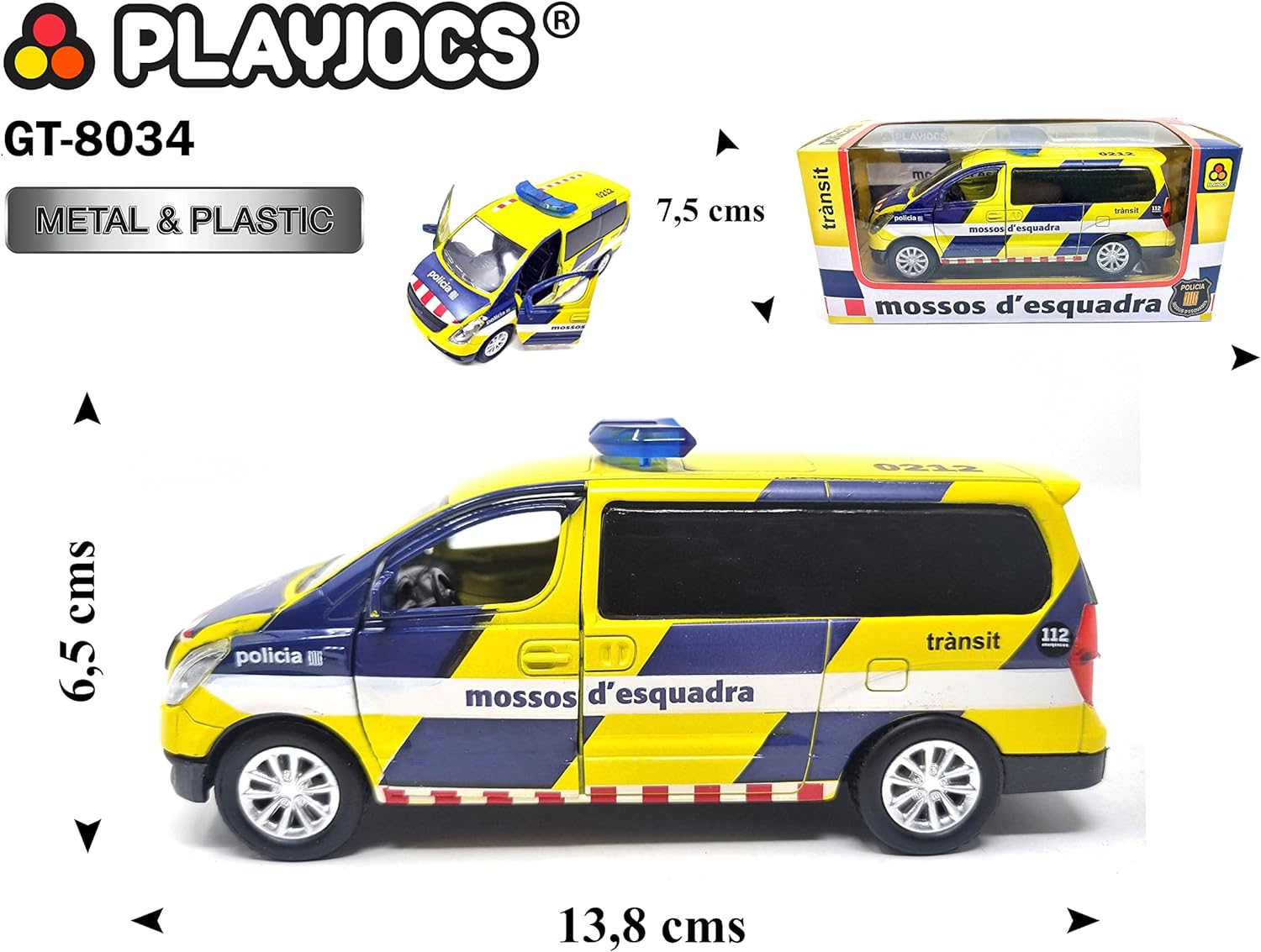Furgón Trànsit Mossos d'Esquadra