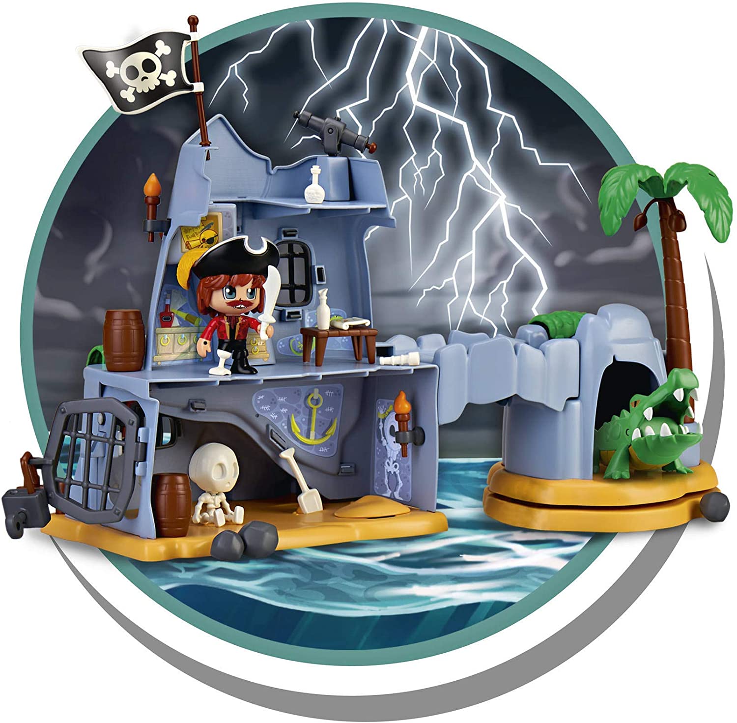 Pinypon Action Isla Pirata del Capitán Caiman