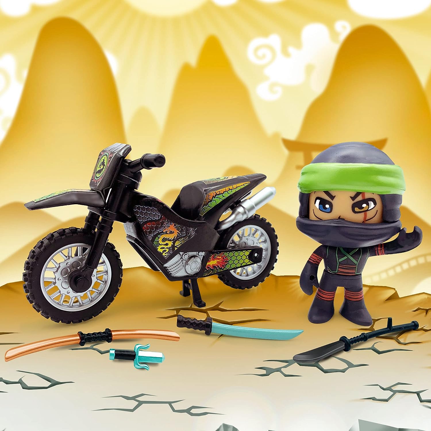 Pinypon Action The Ninja Motorbike