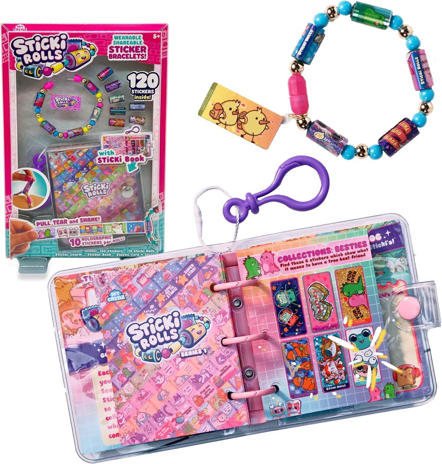Sticki Rolls Sticki Book Pack