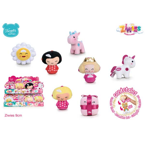 Peluche Ziwies 8cm