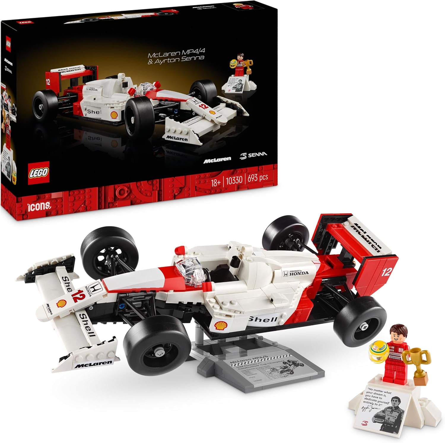 McLaren MP4/4 y Ayrton Senna