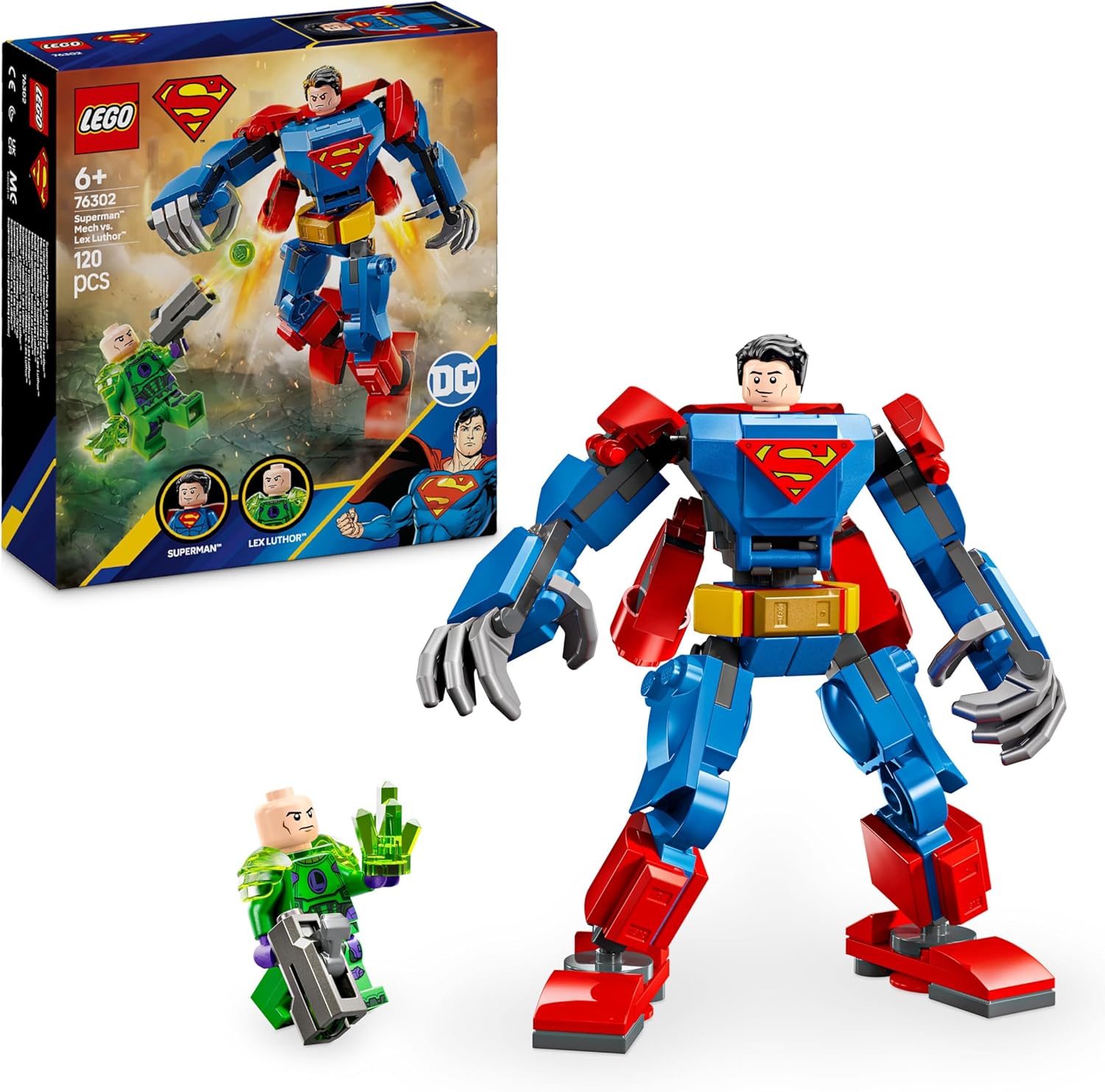 Armadura Robótica de Superman  vs. Lex Luthor 