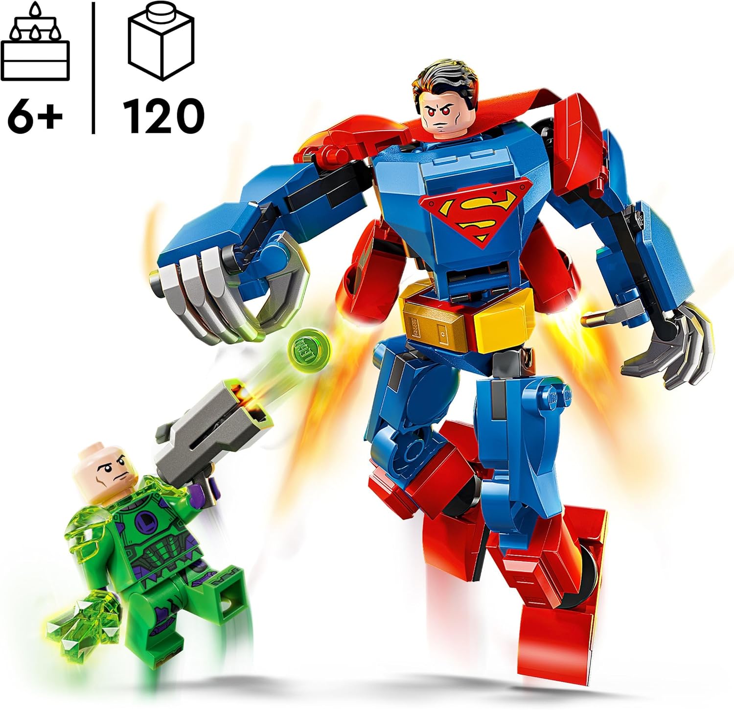 Armadura Robótica de Superman  vs. Lex Luthor 