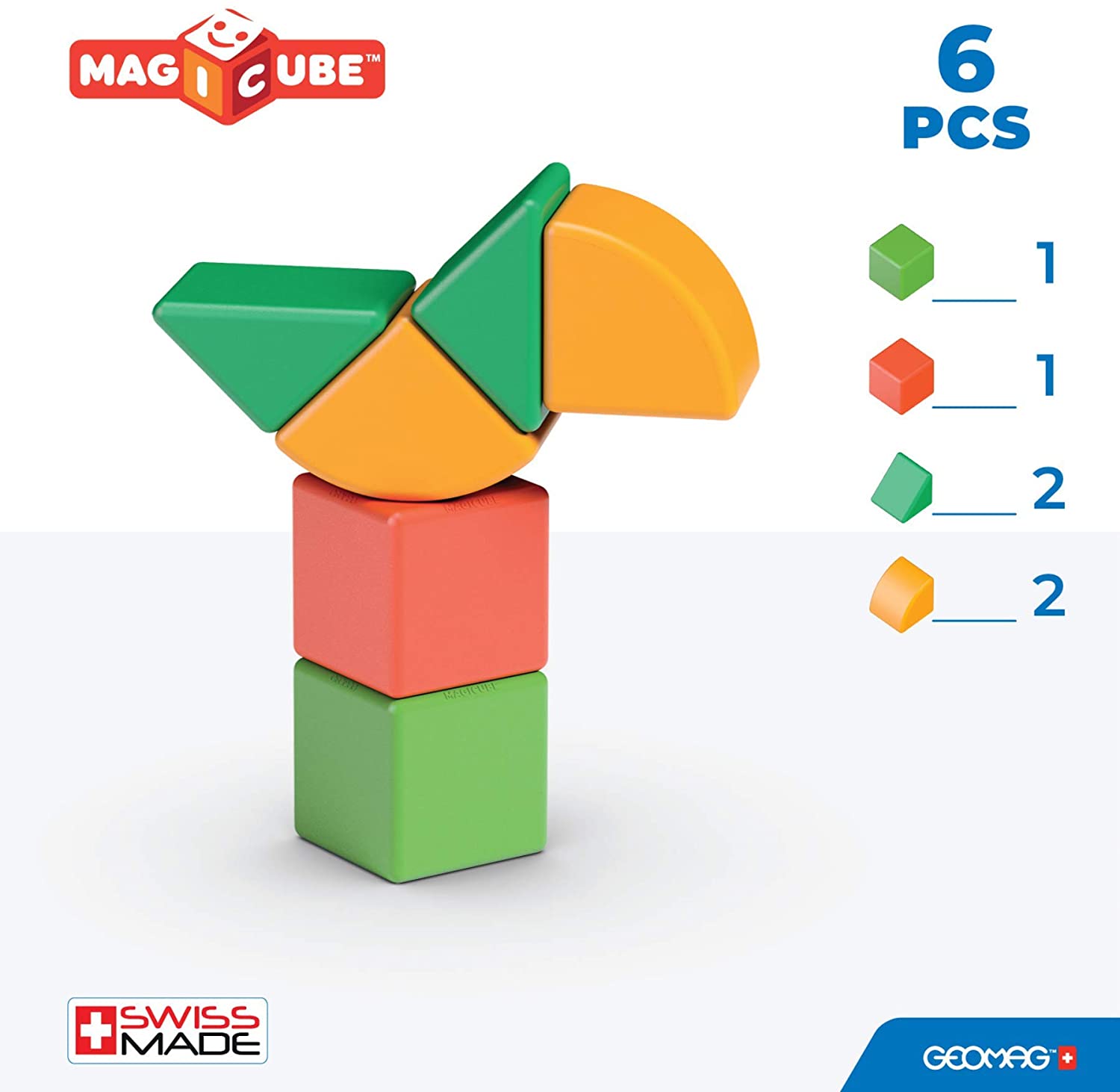 Geomac Magicube Green Starter Set 6 pcs
