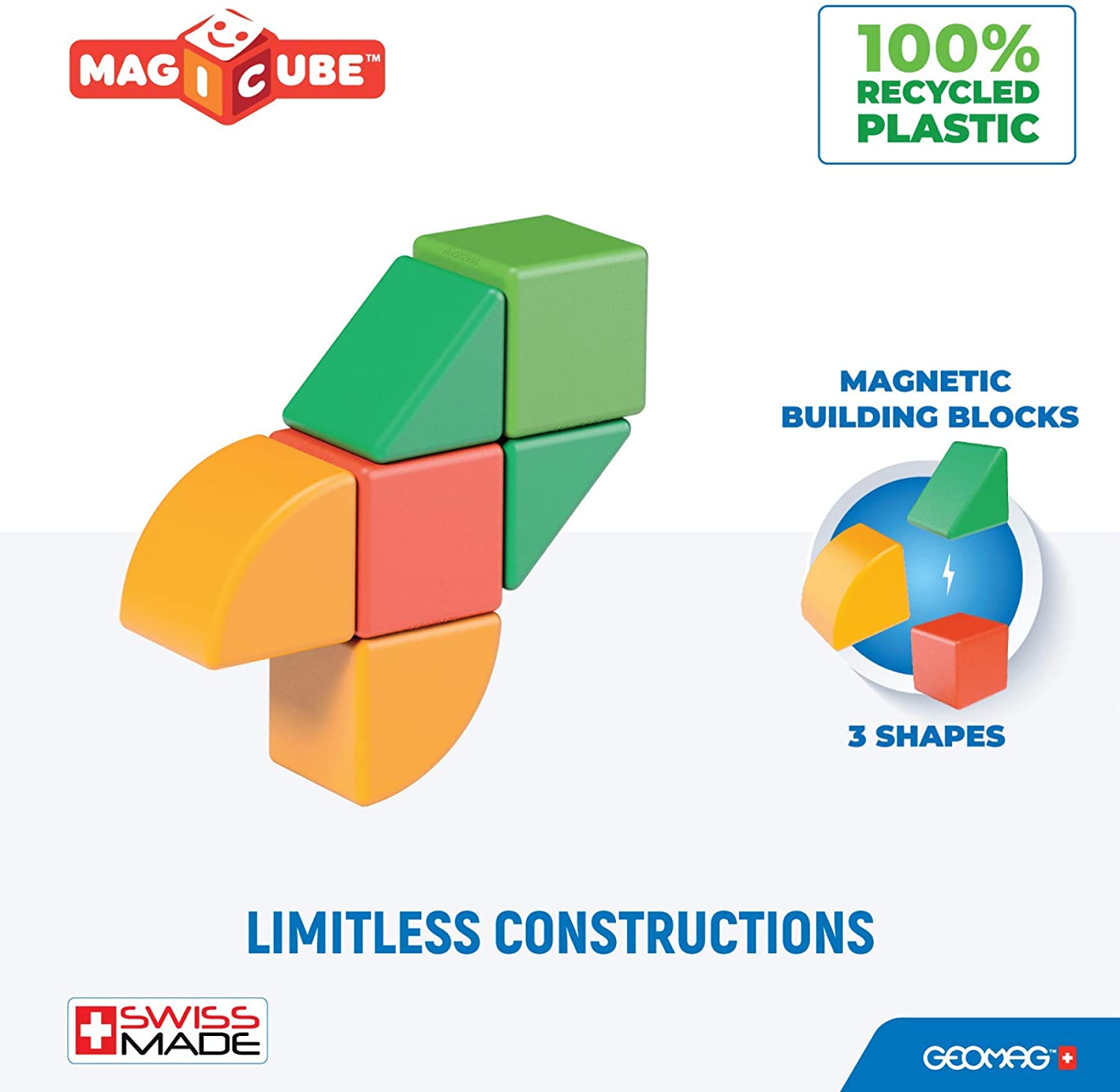 Geomac Magicube Green Starter Set 6 pcs