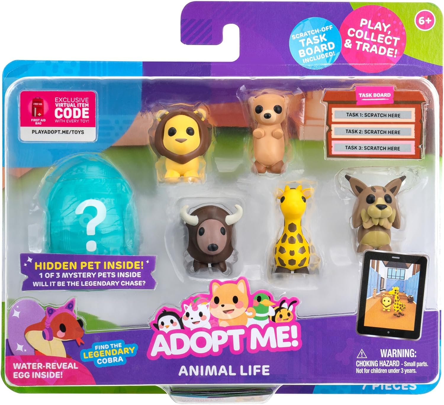 Adopt Me Pets 6 Multipack Animal Life