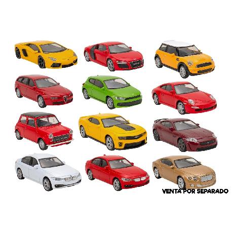Coche licencia 1:43 metal, 12 modelos