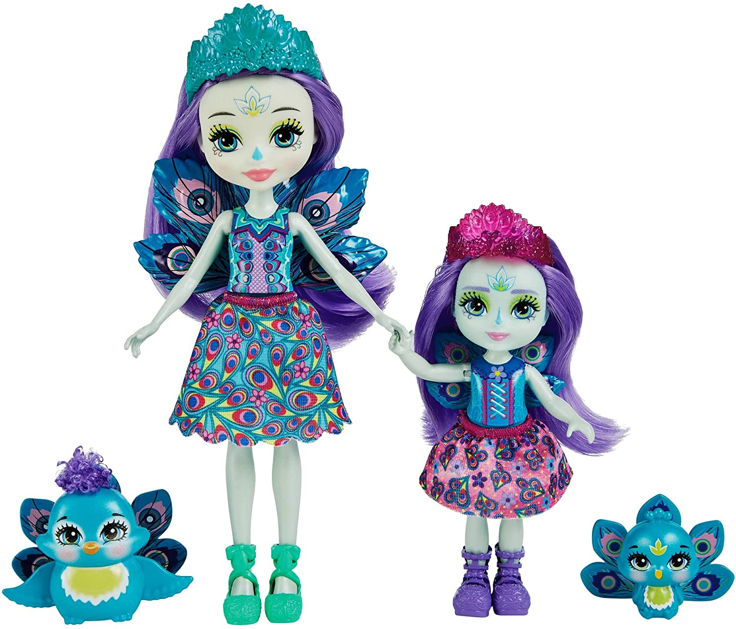 Enchantimals Hermanas Patter y Piera Peacock