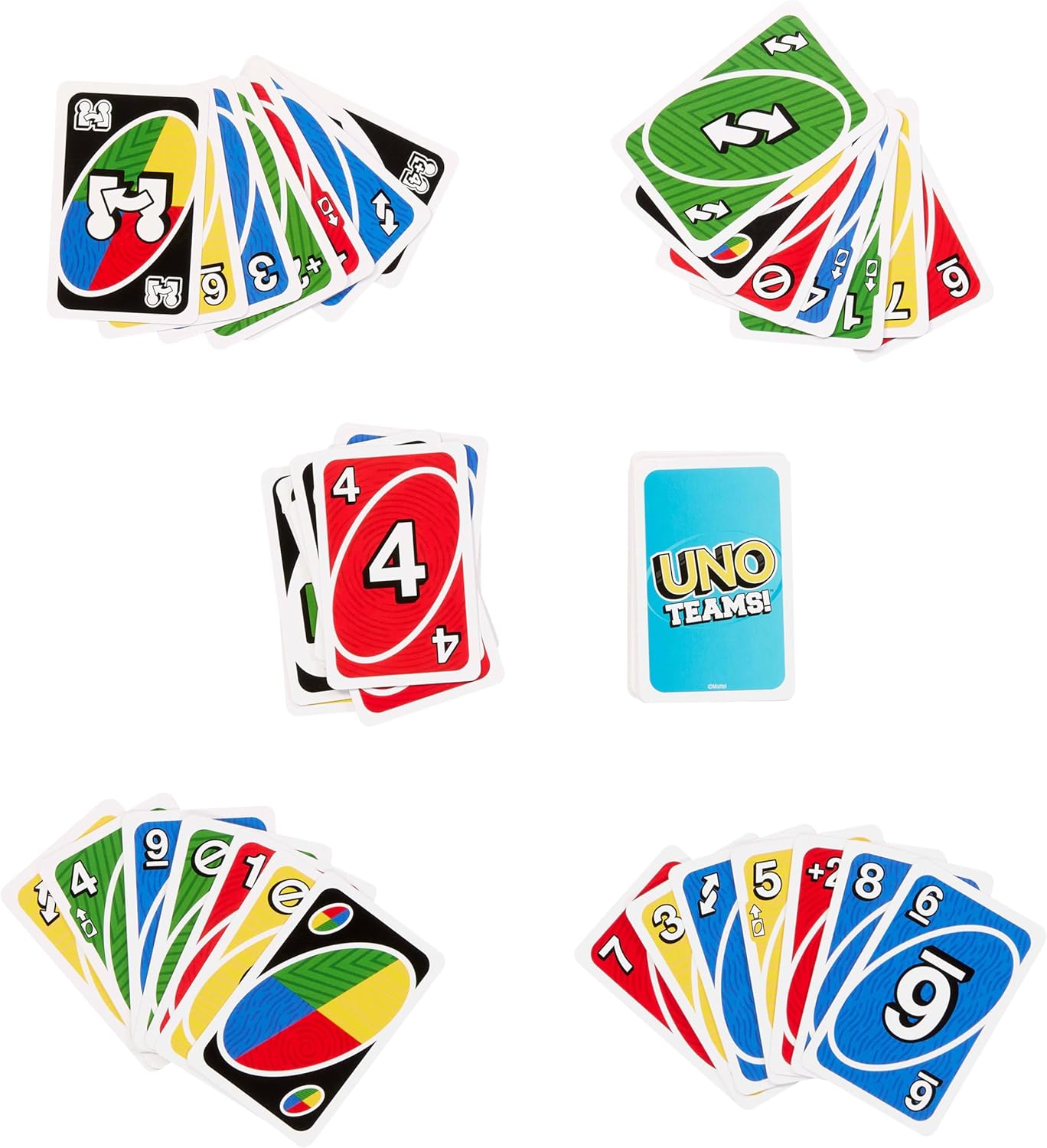 Mattel Games UNO Teams Juego de cartas