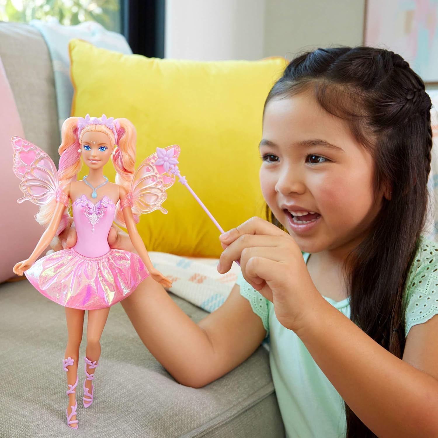 Barbie Color Change Hada Rosa
