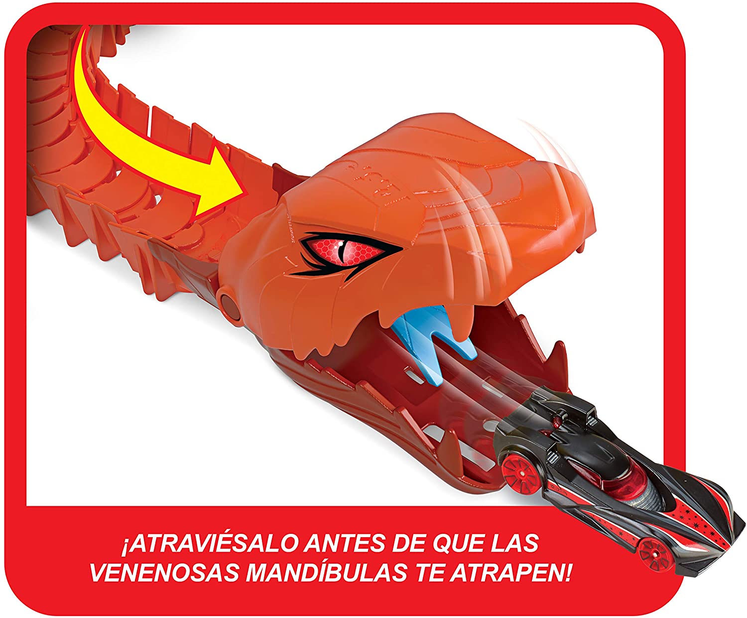 Hot Wheels Puente Furia del Reptil Playset