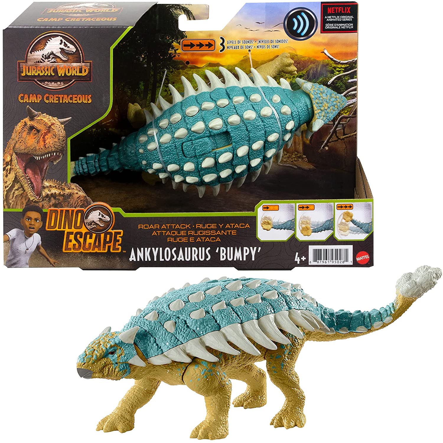 JW Ankylosaurus "Bumpy" Ruge y Ataca