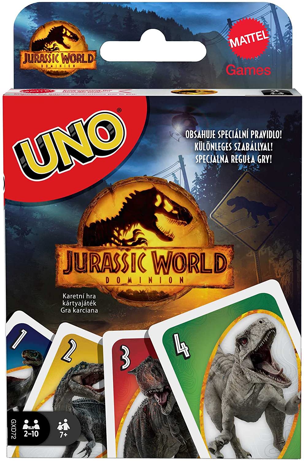 UNO Jurassic World 3