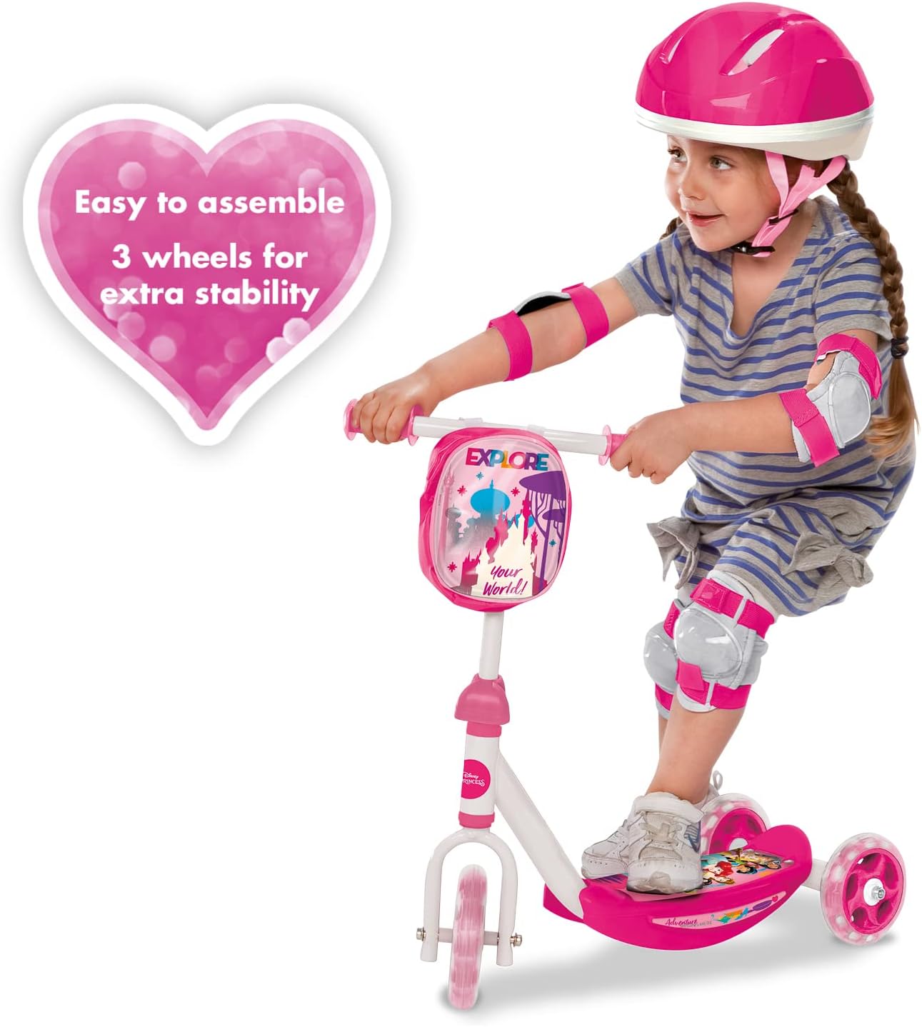 Patinete 3 Ruedas Princesas Disney