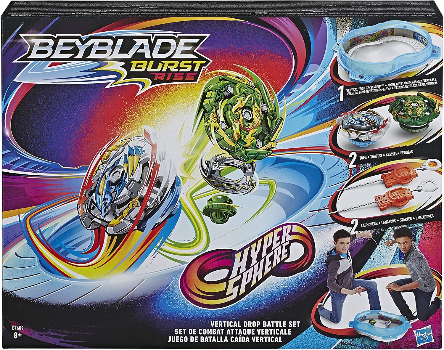 Beyblade Estadio Hypersphere Caída Vertical