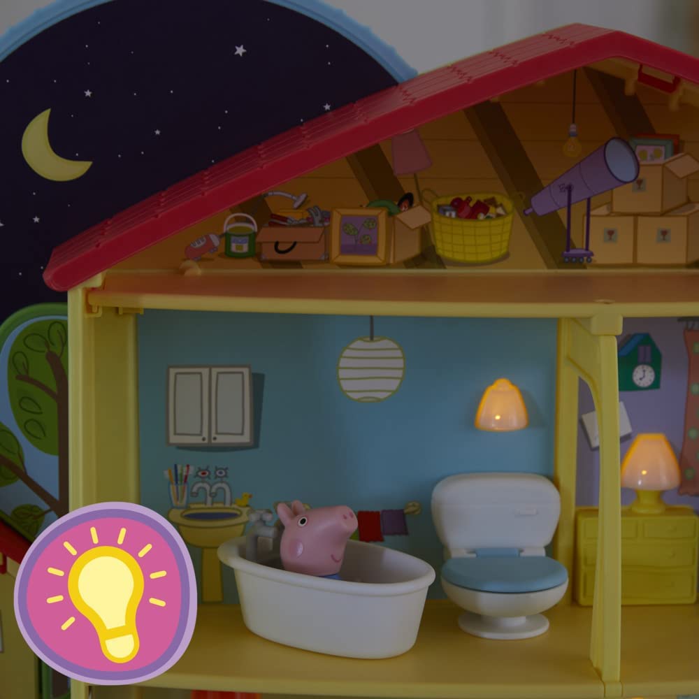 La Casa de Peppa Pig Día y Noche
