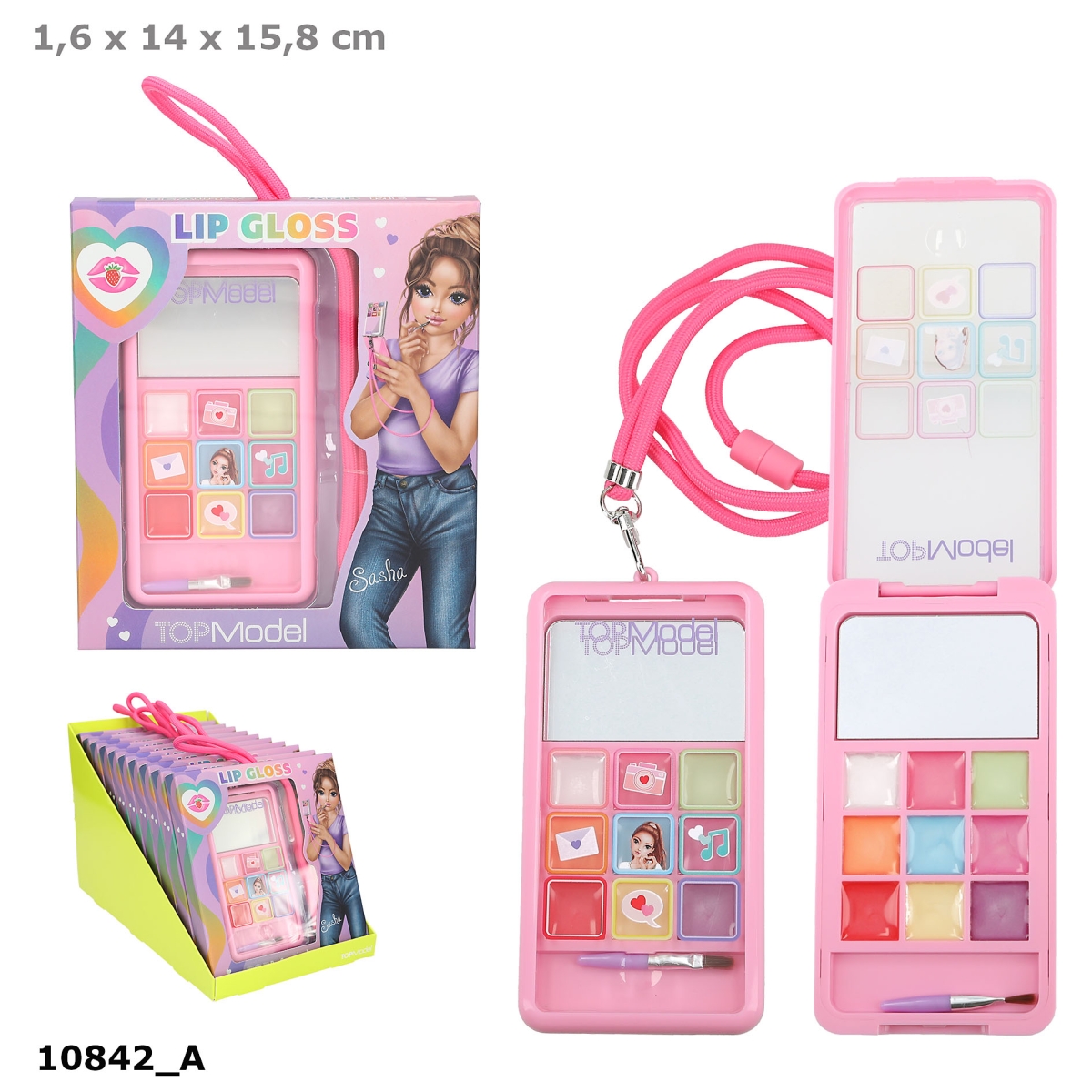 TM brillo de labios Smartphone para colgar BEAUTY