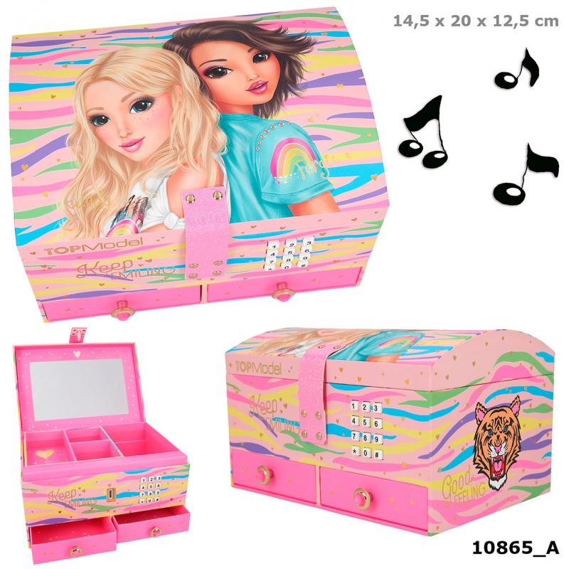 Joyero con Código y Música TOPModel, motivo 2