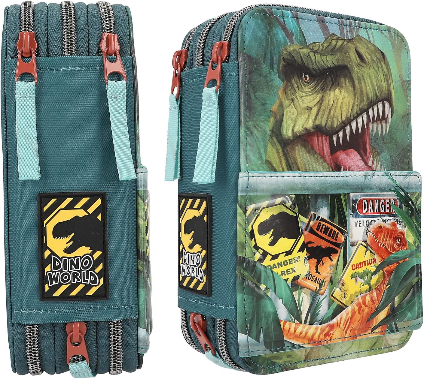 Dino World estuche triple DANGER