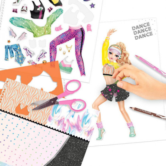 TOPModel Dance Cuaderno para colorear
