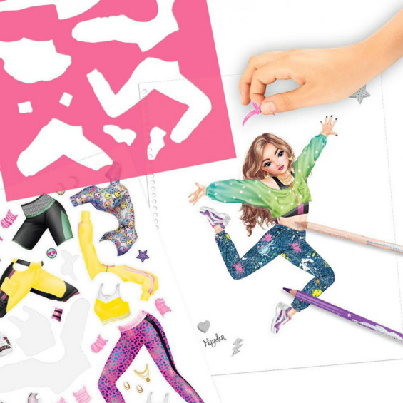 TOPModel Dance Cuaderno para colorear