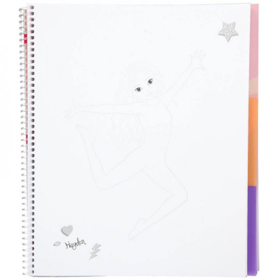TOPModel Dance Cuaderno para colorear