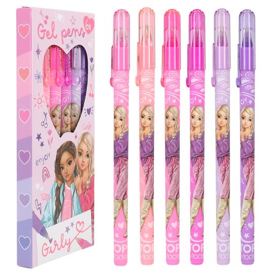TOPModel set bolígrafos de gel Girly