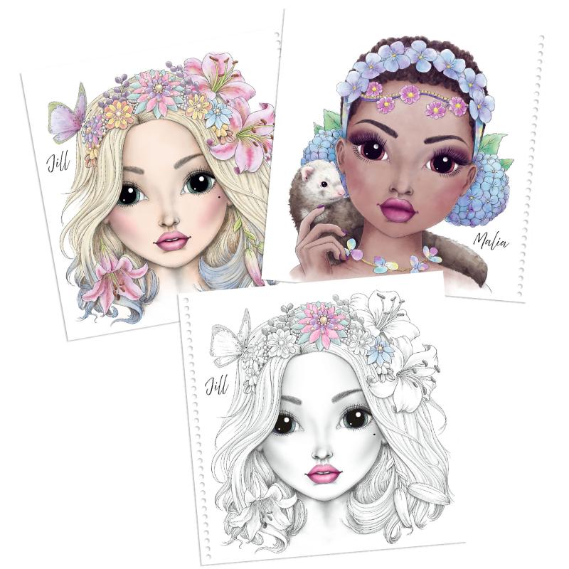 TOPModel libro especial para colorear