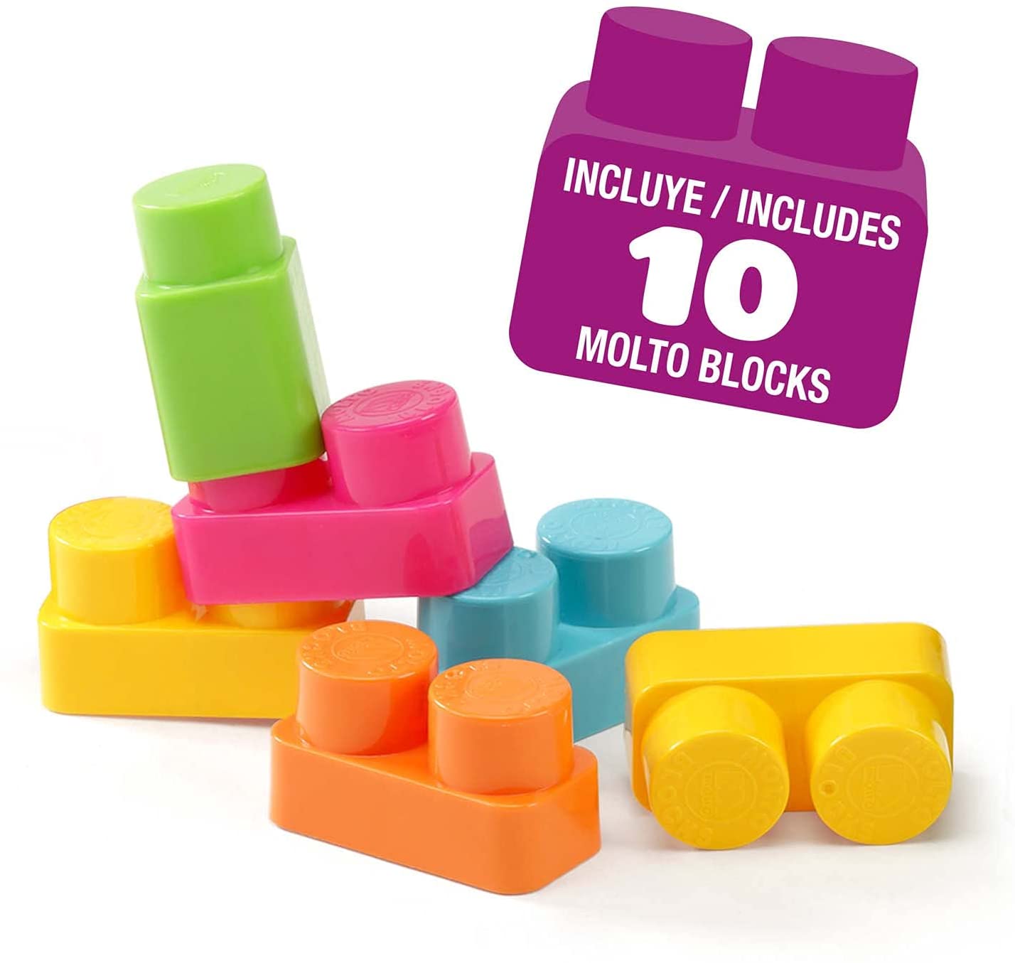 Correpasillos Camión con Bloques 3x1 rosa