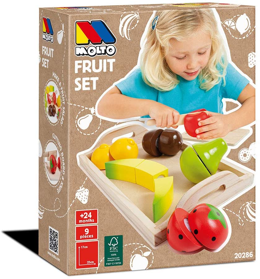 Juego de Frutas de Madera
