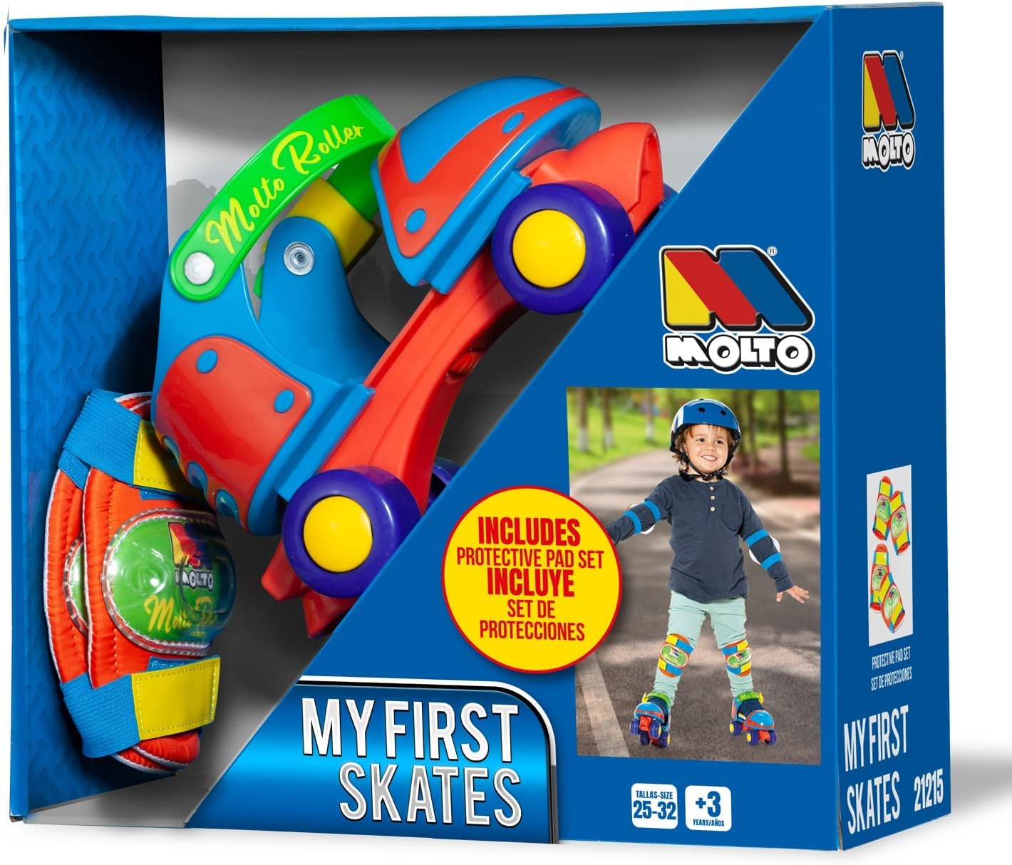 Mis primeros patines color azul