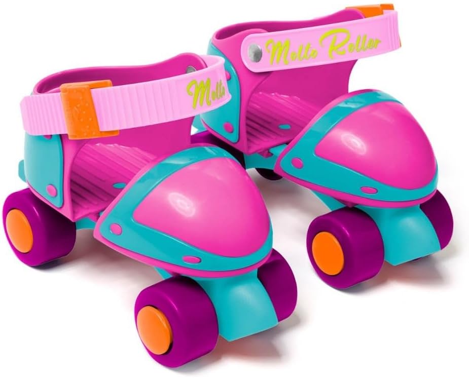 Mis primeros patines color rosa
