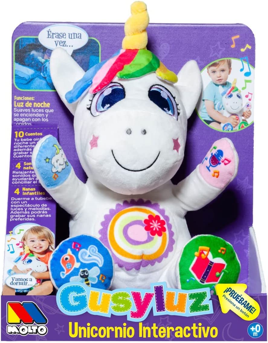 Unicornio Gusy Luz Interactivo