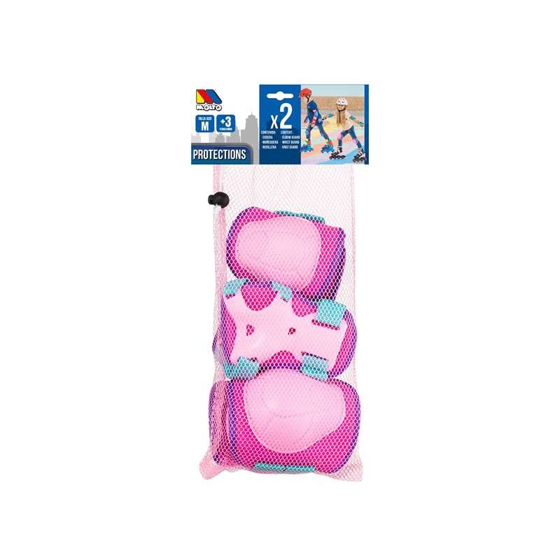 Set de protecciones rosa