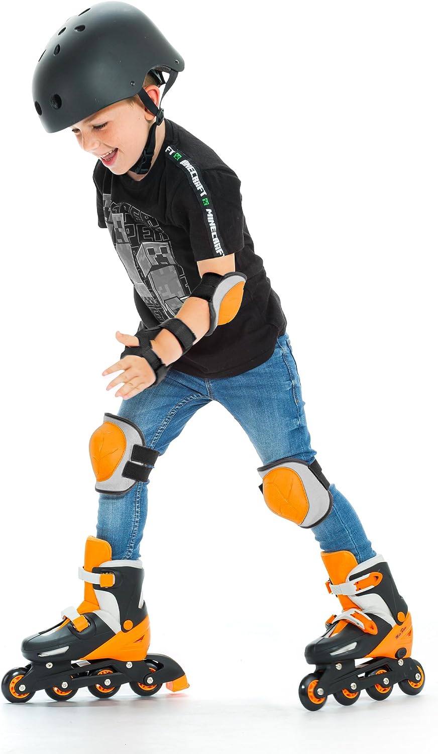 Patines en línea 3 en 1 naranja