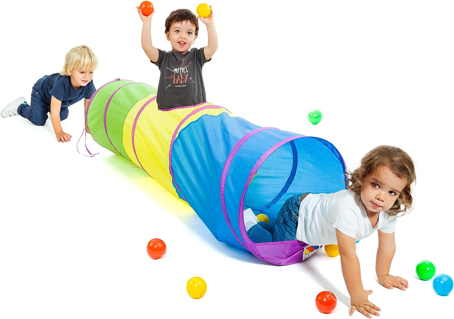 Túnel de bolas con 25 bolas